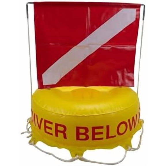 Scuba Diving Deluxe Diver Below Inflatable Float and Flag Bouy$$Sport & Recreation Other
