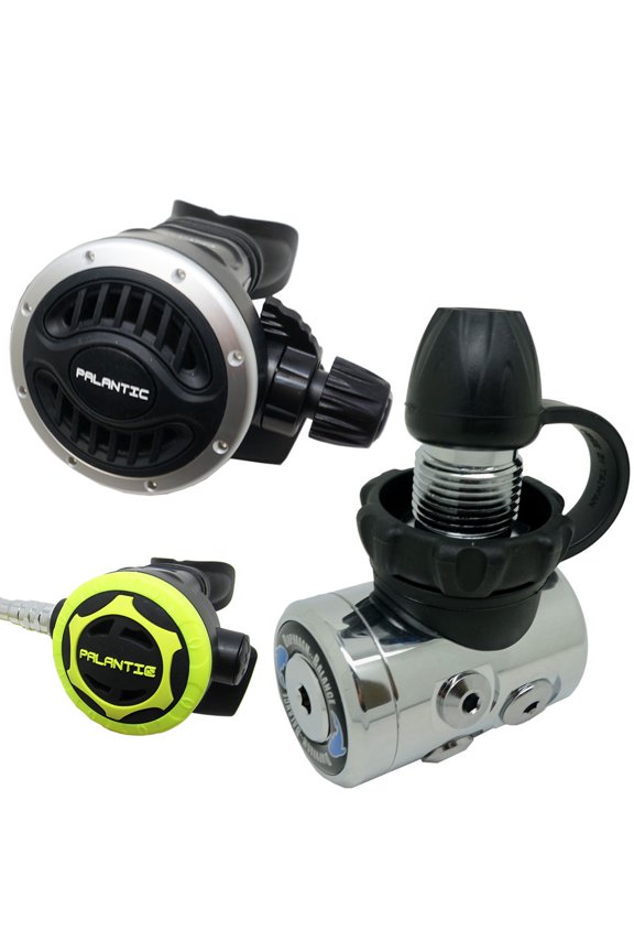 Scuba Diving Dive Palantic AS105 DIN Adjustable Regulator & Octopus Combo