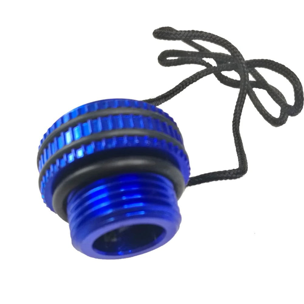 Scuba Diving Dive Tank Valve Threaded Cover Aluminum Dust Plug