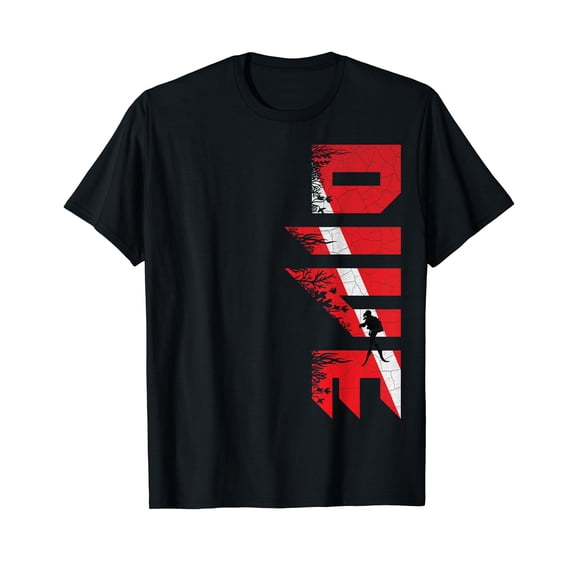 Scuba Diving Diver Down Flag | Scuba Diver | Scuba Diving T-Shirt