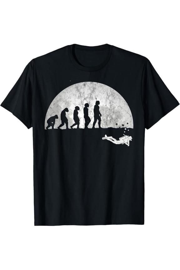 Scuba Diving Evolution Evolution Of Man Diver T-Shirt
