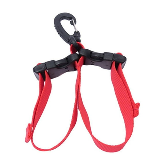 Scuba Diving Fin Keeper Webbing Strap Carrier Diver Fin Holder Quick Buckle