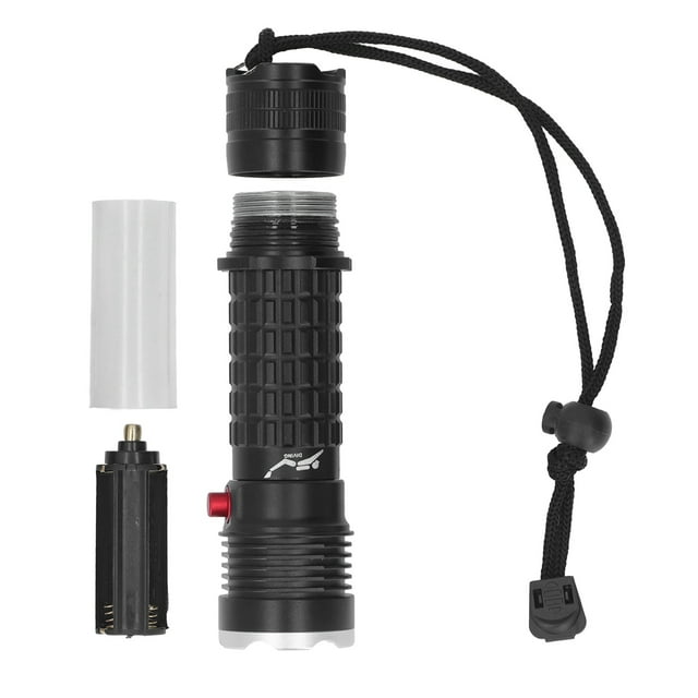 Scuba Diving Flashlight IPX8 Waterproof Super Bright Dive Light LED