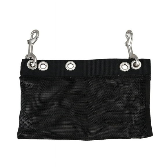 Scuba Diving Heavy Duty Marker Buoy Bag Mesh Storage Pocket for Diving Marine Boat Kayak Pouch with 2 Snap Hook