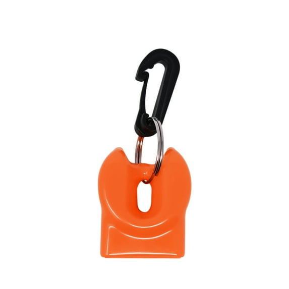 Scuba Diving Mouthpiece Cover w/ Clip, Orange