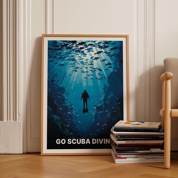 Scuba Diving Ocean Adventure Wall Decor