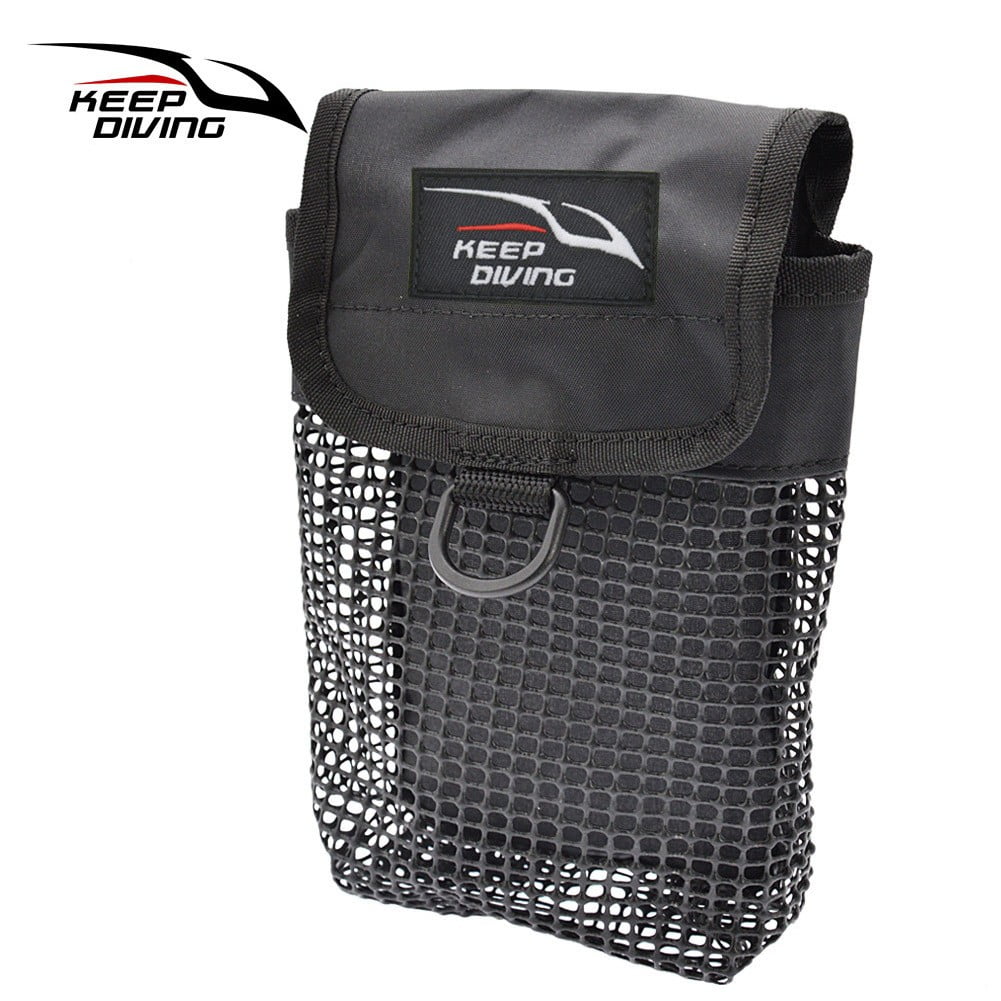 Scuba Diving Reel Bolt Snap Smb Safety Marker Buoy Storage Bag Mesh
