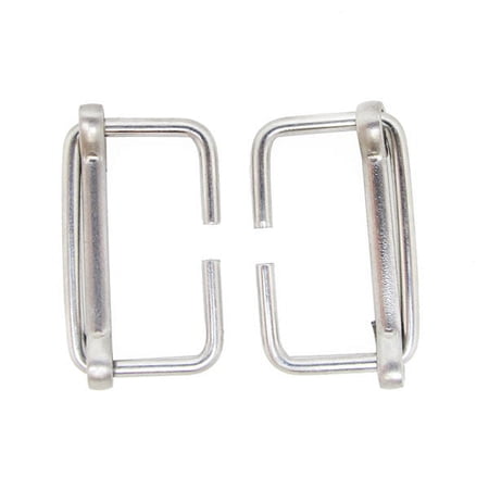 Scuba Diving Replacement Stainless Steel Pin Style Mask Strap Retainer, Pair