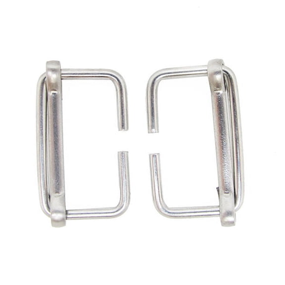 Scuba Diving Replacement Stainless Steel Pin Style Mask Strap Retainer, Pair
