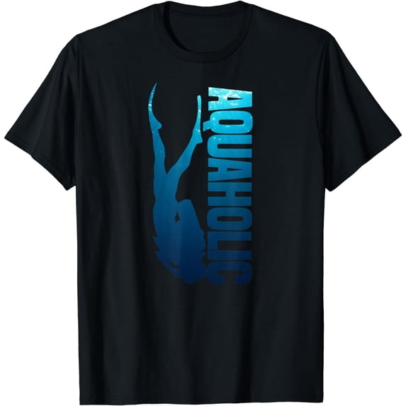 Scuba Diving Shirt Aquaholic Funny Scuba Diver Gift T-Shirt