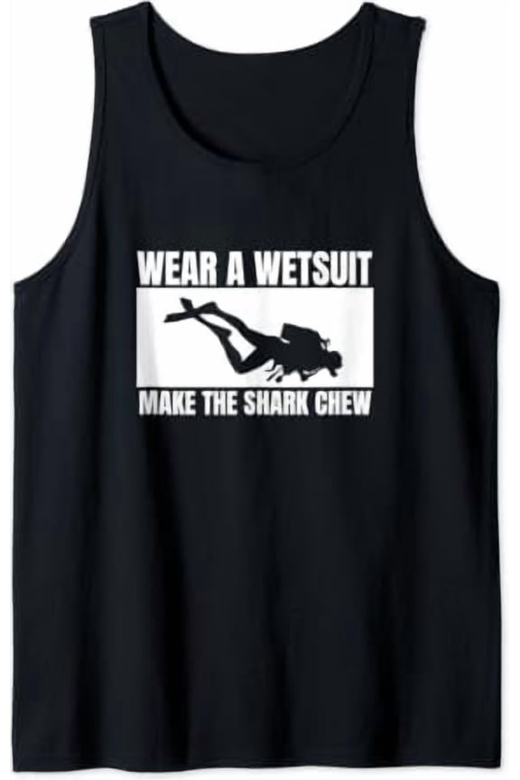 Scuba Diving Wear A Wetsuit Dive Scuba Diver Tank Top Size S-3XL