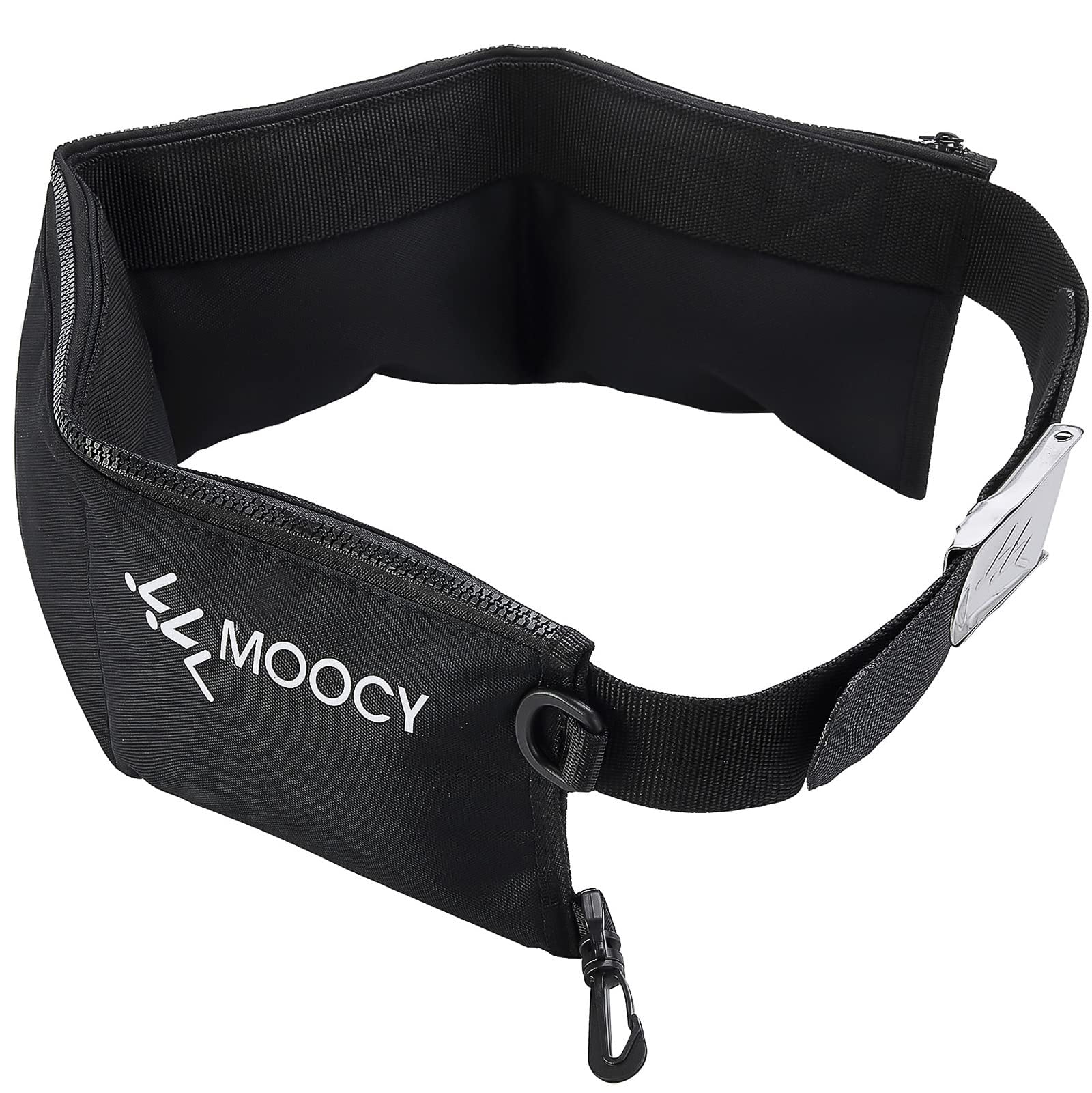 TRINKA Adjustable Scuba Diving Weight Belt 4 Pockets, Stainless Steel Buckle, Fits Waist 30