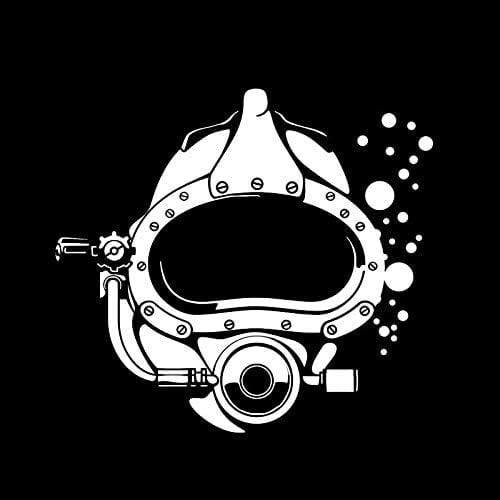 Scuba Diving mask Exclusive Sports Fashion car Sticker Laptop Decor Vinyl Decal