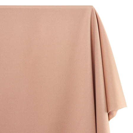 Scuba Double Knit Fabric 100% Polyester 58/60" inches Wide Sold By The Yard Many Colors (Nude)