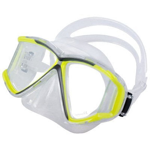 Scuba Panoramic Four Window Non-Purge Diving Mask Scuba Diving Snorkeling Swimming