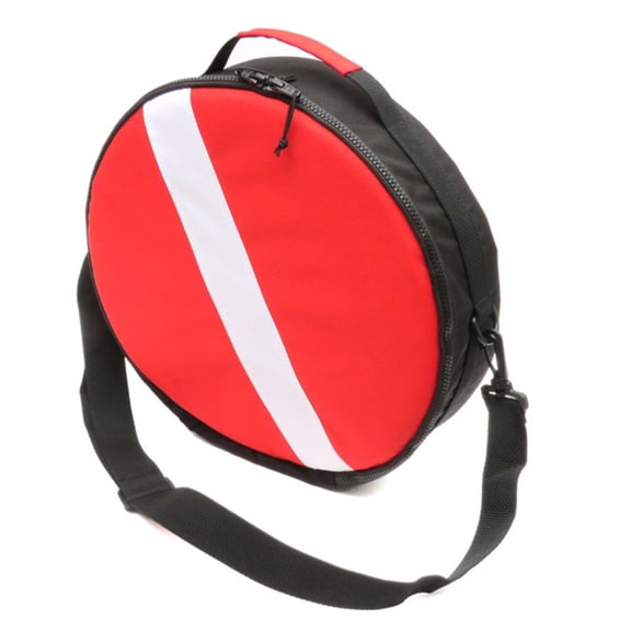 Scuba Regulator Bag with 1050D Nylon and 7mm Foam, Shockproof Protective Dive Gear Carry Case with Dry Wet Separation, Adjustable Fastener and Detachable Shoulder Strap
