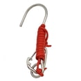 thumbnail image 1 of Scuba Retractor Diving Lanyard, Hook Gear Coil Lanyard Hanger Stainless Steel with Quick Release Buckle red, 1 of 8