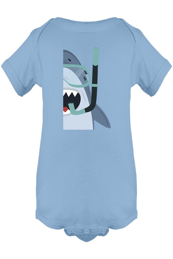 Scuba Shark Bodysuit Infant -Image by Shutterstock, 6 Months