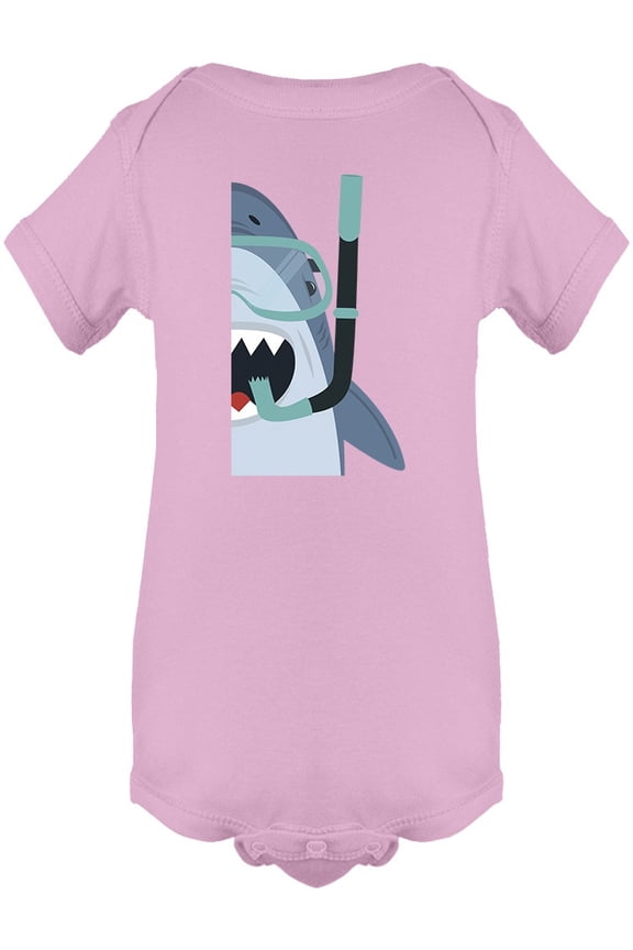 Scuba Shark Bodysuit Infant -Image by Shutterstock, Newborn