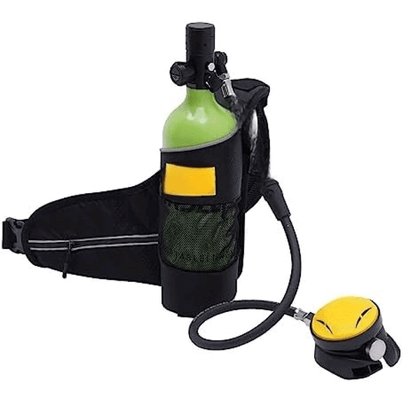 Scuba Tank,Mini Scuba Tank Refillable Oxygen Cylinder with 1L Capacity Scuba Tank w/15-20 Minutes Underwater Diving Gear for Diver Portable Diving,Snorkeling Equipment$$Sport & Recreation Other