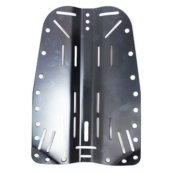 Scuba Tech Diving Aluminum Black Backplate