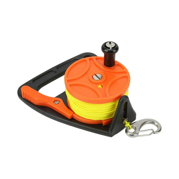 Scubas Dives Reel Kayaks Anchors with Thumb Stoppers Scubas Ratchets Dives Reel for Underwater Diving Snorkeling