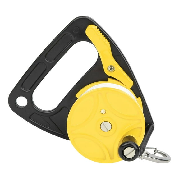Scubas Diving Reel with Thumb Stoppers and 150ft High Visibility Line Scubas Ratchets Dives Reel Finger Spool Easy Use