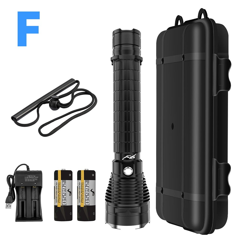 Scube Diving Flashlight P70 LED Light Waterproof Underwater Outdoor