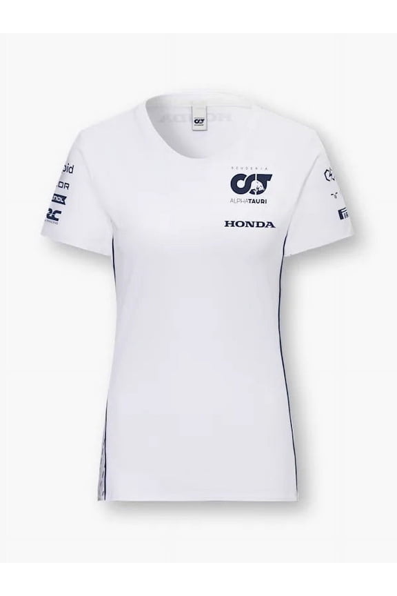 Scuderia Alpha Tauri White Womens Team Tee Shirt 2023