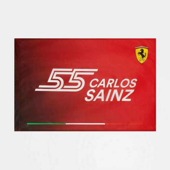 Scuderia Ferrari F1 Carlos Sainz #55 60x90cm Flag-Red