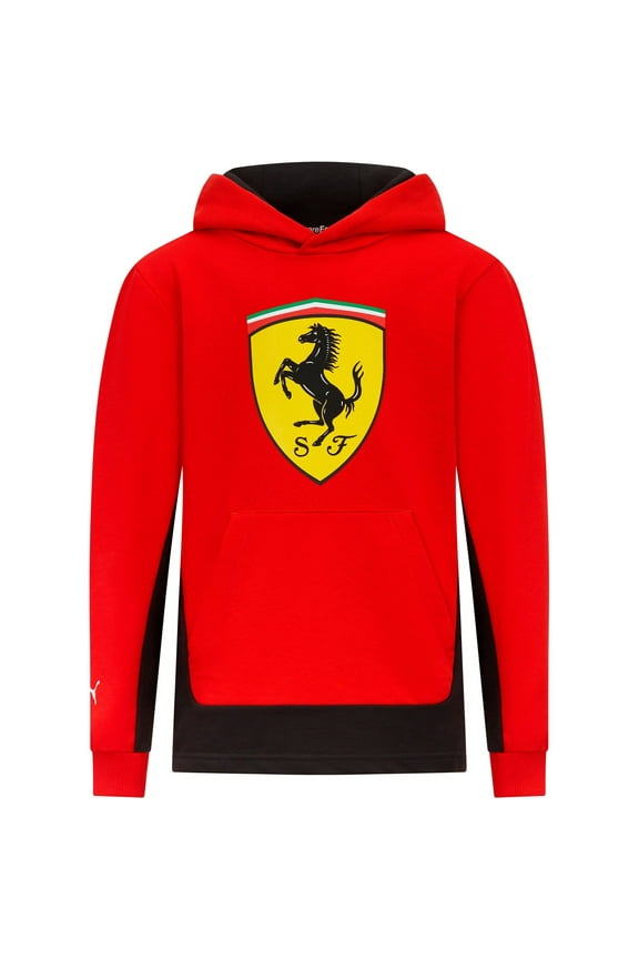 F1 Kids Big Shield Hoodie Sweatshirt -Red/Black