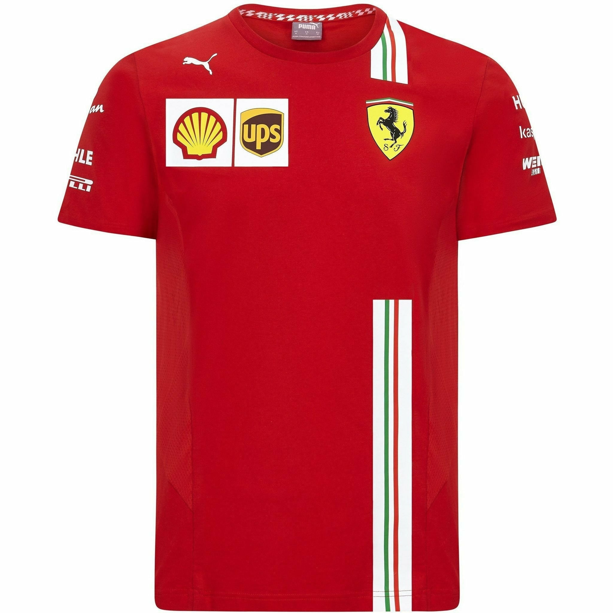 Scuderia Ferrari F1 Men s 2021 Team T Shirt Red Walmart