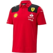 Scuderia Ferrari F1 Mens Team Polo Shirt - Red