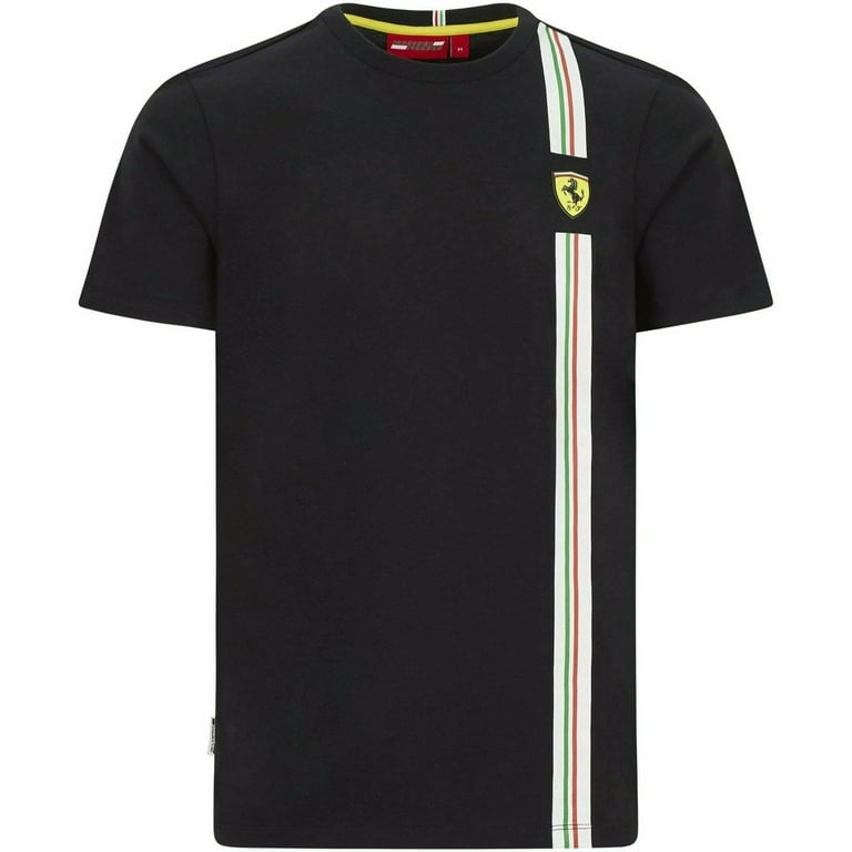 Ferrari t shirt black hot sale