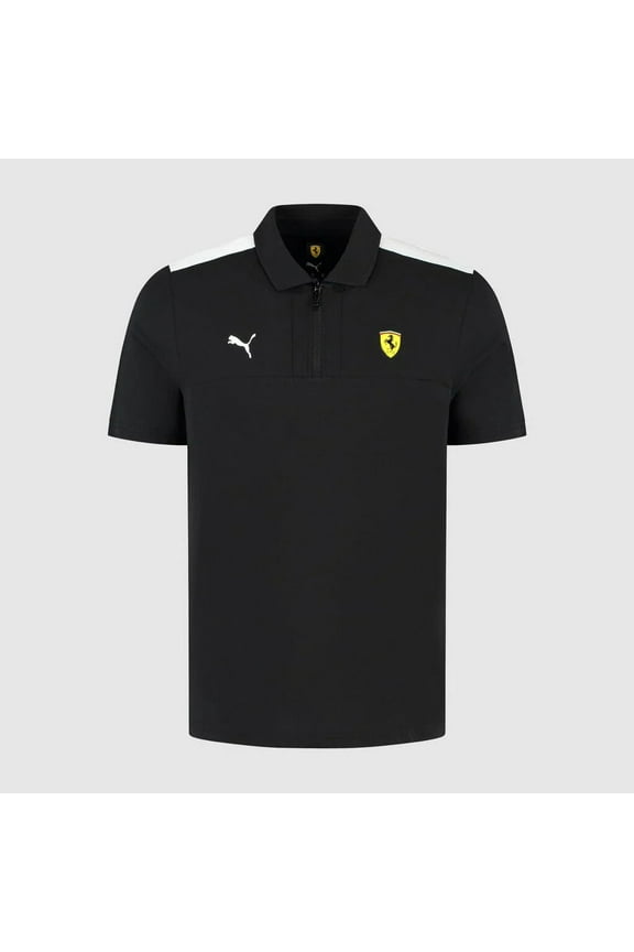 Scuderia Ferrari F1 Men's Polo Shirt Black
