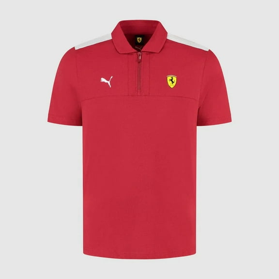 Scuderia Ferrari F1 Men's Polo Shirt Dark Red