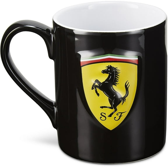 Scuderia Ferrari F1 Scudetto Shield Mug Black/Red