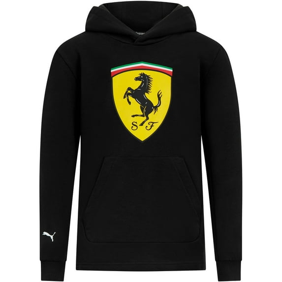 Scuderia Ferrari F1 Team Kids Shield Red/Black Hoodie