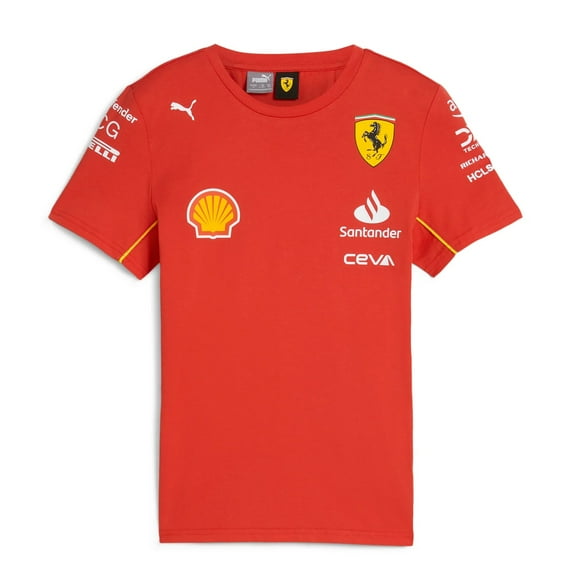 Scuderia Ferrari F1 Team Mens Red T-Shirt 2024