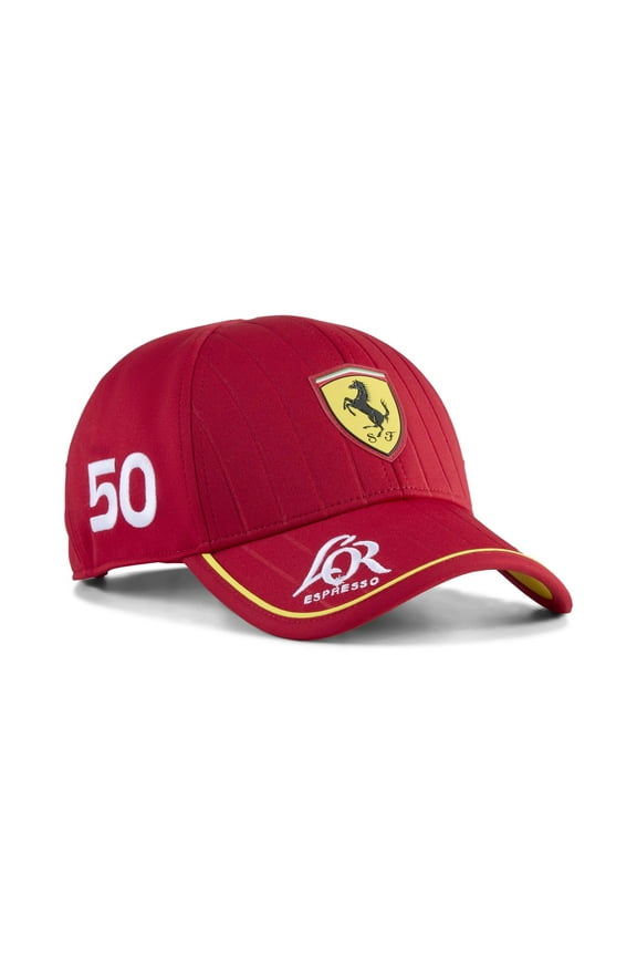 Scuderia Ferrari Hypercar Le Mans 2025 #50 Team Hat Dark Red