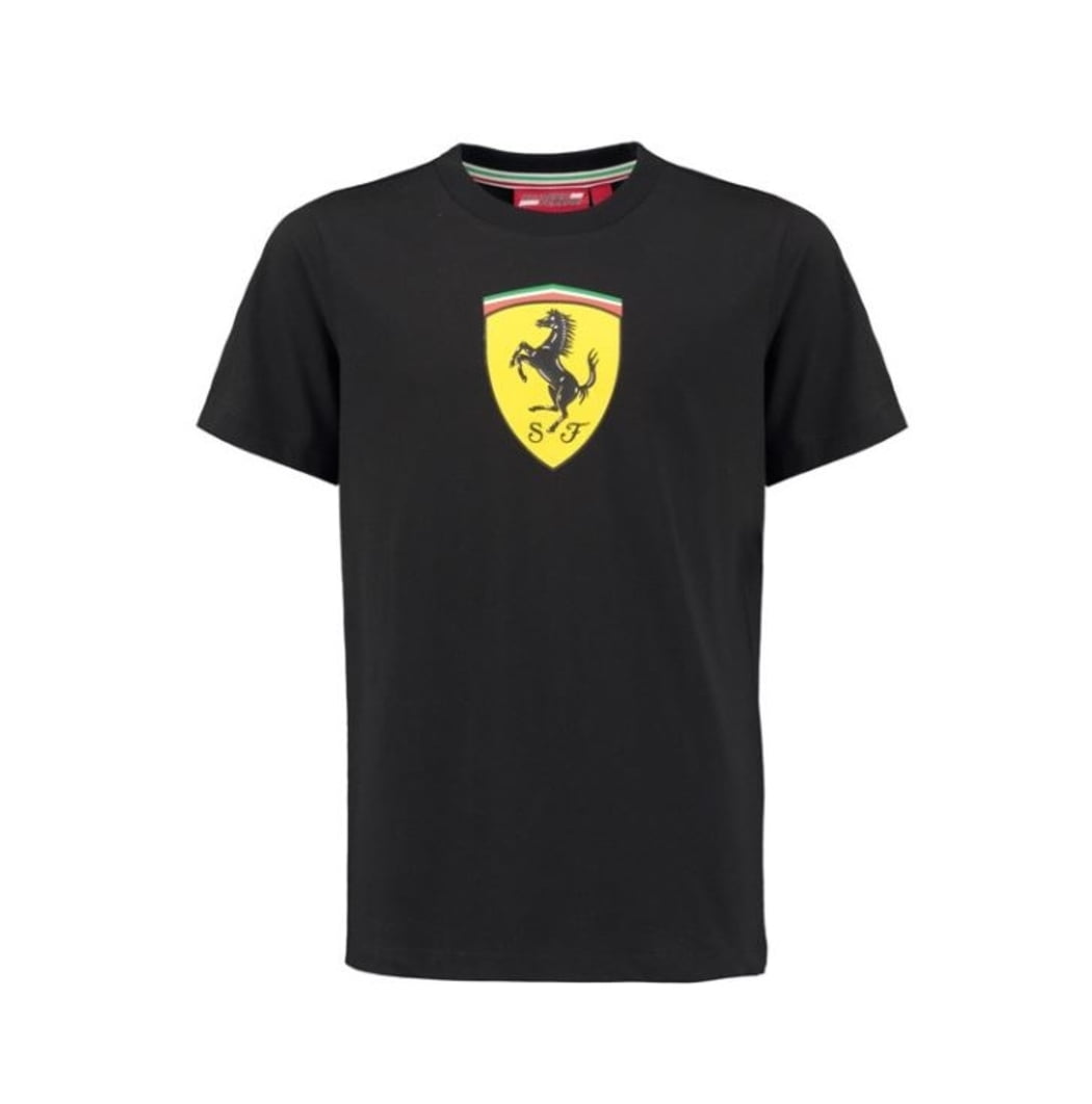 Cotton T-shirt with Ferrari logo