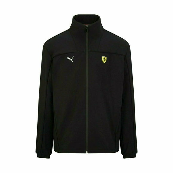 Scuderia Ferrari Puma Men's Softshell Jacket-Black/Red