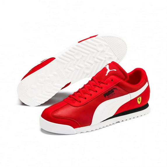 Scuderia Ferrari Roma Red Mens Sneakers