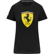 Scuderia Ferrari Women's Puma Large Shield Logo T-Shirt-Red/Black
