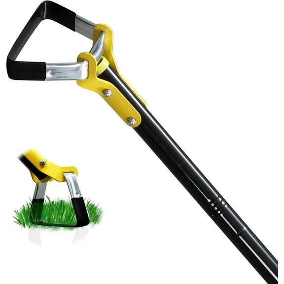 Scuffle Hoe Garden Tool, Stirrup Loop with 42 Inch Adjustable Long Hand, G for Weeds in Backyard,Vetable