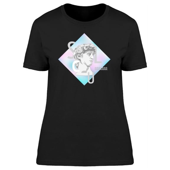 Scul Trendy Male Sculpture T-Shirt Women -Image by Shutterstock, Female Medium