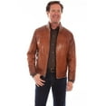 thumbnail image 1 of Scully 1083-93-4X Mens Luxurious Leather Jacket, Cognac - 4X, 1 of 2