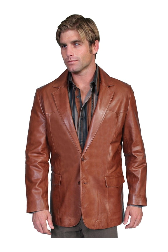 Scully Men's Lamb Leather Blazer Regular - 501-189 46 R