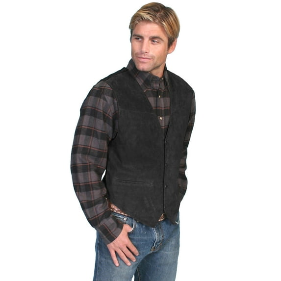 Scully Men's Suede Leather Vest - 504-67 XX-