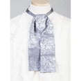 thumbnail image 1 of Scully 535300-BLU-ONE Mens Wahmaker Silk Adjustable Old West Jacquard Tie, Blue - One Size, 1 of 2